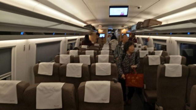 Kereta Cepat Beijing-Shanghai. (Foto: Denny Armandhanu/kumparan)