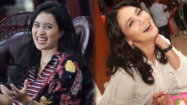 Marcella Zalianty dan Luna Maya (Foto: Antara/Wahyu Putro A dan Munady Widjaja)