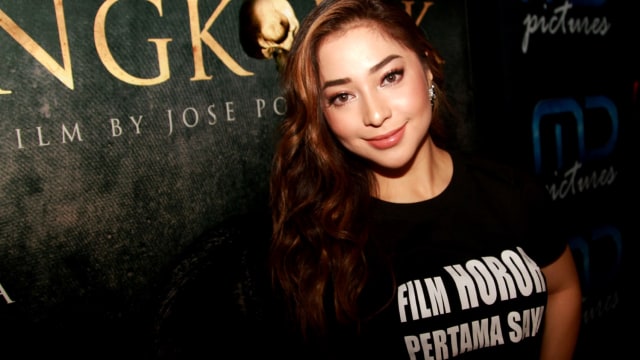 Nikita Willy, pemain film Gasing Tengkorak (Foto: Munady Widjaja)