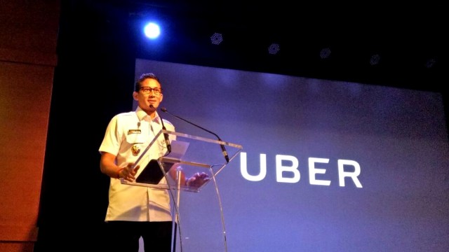 Sandiaga Uno di Djakarta Theater (Foto: Nadia Riso/kumparan)