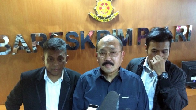 Fredrich Yunadi ke Bareskrim Polri (Foto: Kelik Wahyu/kumparan)