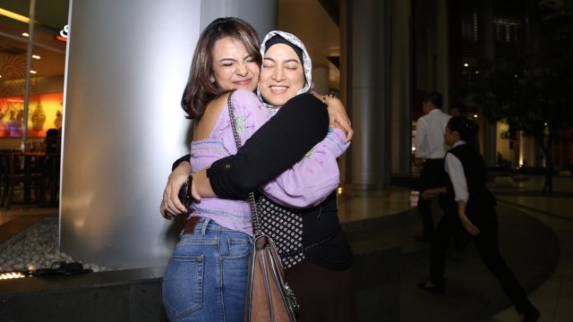 Jane Shalimar dan Vanessa Angel di Epiwalk (Foto: Regina Kunthi Rosary/kumparan)