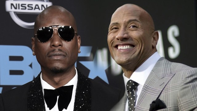 Tyrese Gibson  dan Dwayne Johnson  (Foto: CHRIS DELMAS / AFP dan REUTERS/Mario Anzuoni)