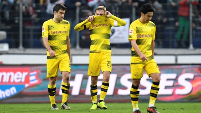 Dortmund sedang terpuruk. (Foto: Reuters/Fabian Bimmer)