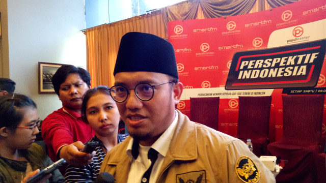 Dahnil anzar simanjuntak ketum pp.muhammadiyah (Foto: Aprilandika Pratama/kumparan)