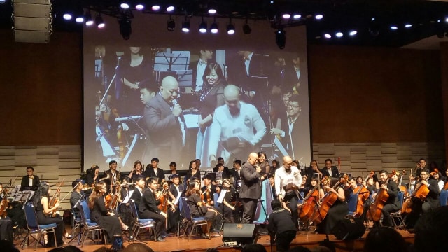 Aksi Indro Warkop feat Nesia Ardi (Foto: Kevin Kurnianto/kumparan)