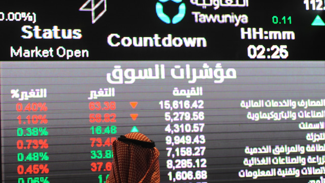 Bursa saham Arab Saudi (Foto: FAYEZ NURELDINE / AFP)