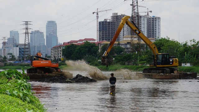Normalisasi Banjir Kanal Barat Foto: Aditia Noviansyah/kumparan