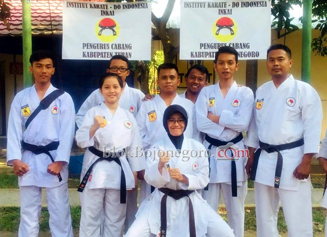 Ujian Karate INKAI di Mojokerto, Bripda Linda Rahmawati Jadi Peserta Terbaik Jatim