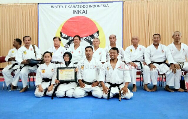 Ujian Karate INKAI di Mojokerto, Bripda Linda Rahmawati Jadi Peserta Terbaik Jatim (1)
