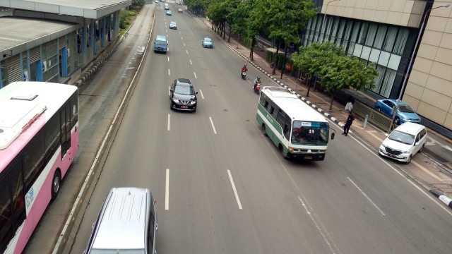 Suasana Jalan MH Thamrin (Foto: Amanaturrosyidah/kumparan)
