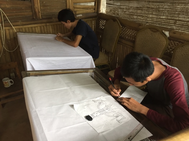 Belajar Pembuatan Batik Betawi di Setu Babakan (2)