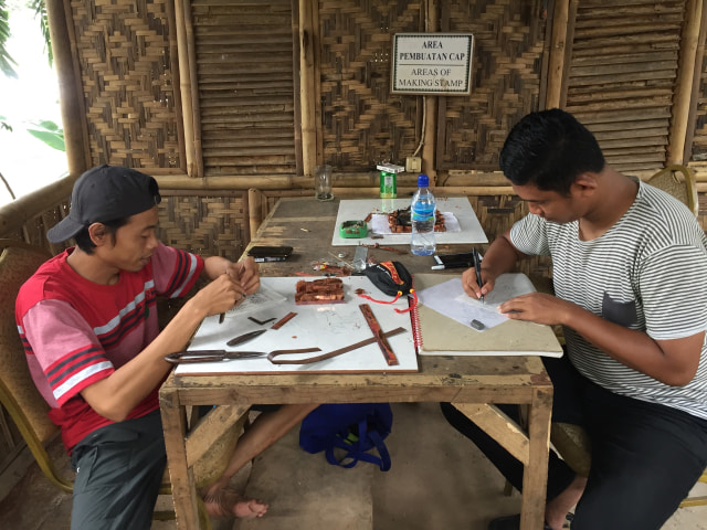 Belajar Pembuatan Batik Betawi di Setu Babakan (1)
