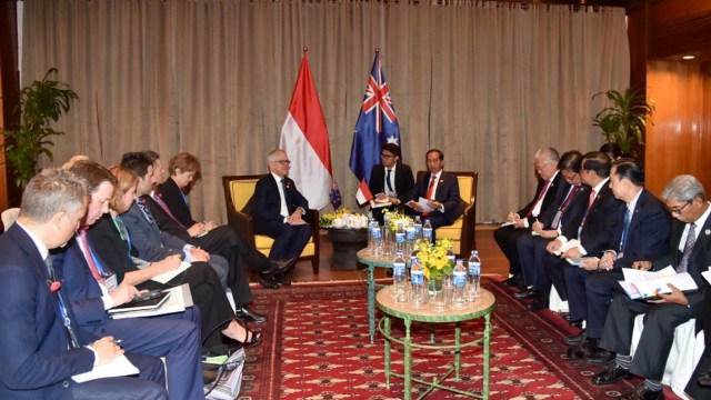 Pertemuan Bilateral Jokowi dan Turnbull (Foto: Biro Pers Setpres)