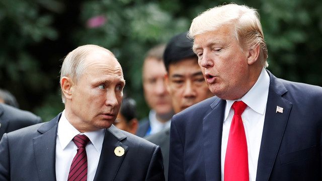 Pertemuan Trump dan Putin di KTT APEC (Foto: REUTERS/Jorge Silva)