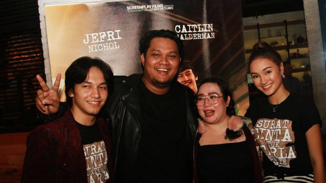 Launching trailer film Surat Cinta untuk Starla (Foto: Munady/kumparan)