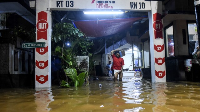 Ilustrasi banjir Foto: Antara/Hafidz Mubarak 