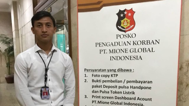 Posko Pengaduan PT. Mione Global Indonesia (Foto: Dok. Bareskrim Polri)