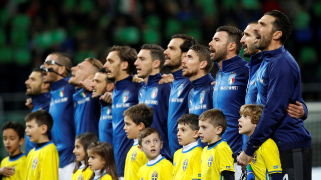 Timnas Italia terburuk sejak 1958. (Foto: Reuters/Max Rossi)
