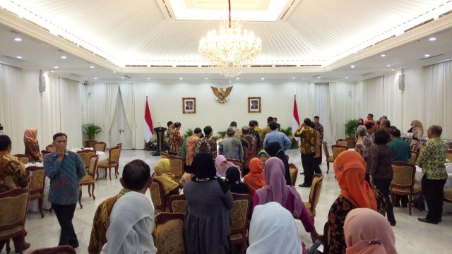 JK Santap Malam Bersama Alumni Guru Besar HMI (Foto: Kevin Kurnianto/kumparan)