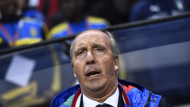 Ventura pada laga melawan Swedia. (Foto: Jonathan Nackstrand/AFP)