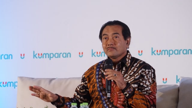 Dirut BRI Suprajarto di kumparan Onboarding (Foto: Aditia Noviansyah/kumparan)