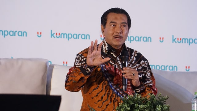 Dirut BRI Suprajarto di kumparan Onboarding (Foto: Aditia Noviansyah/kumparan)