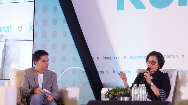 Sri Mulyani di kumparan Onboarding  (Foto: Intan Alfitry Novian/kumparan)