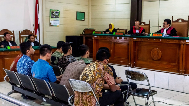 Sidang vonis penganiayaan taruna Akpol (Foto: Antara/Aji Styawan)