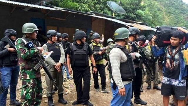 Pembebasan sandera oleh Satgas TNI Polri (Foto: Dok. Kodam Cendrawasih)