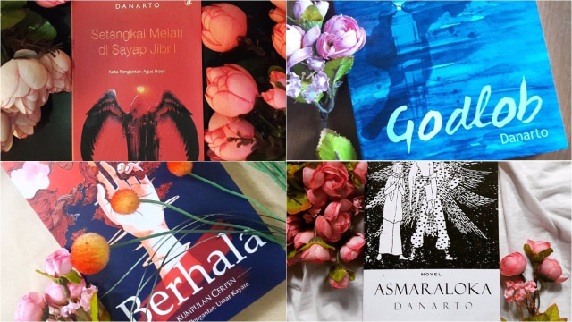 Buku-buku Danarto. (Foto: Instagram @penerbitdivapress)