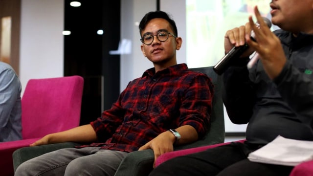 Gibran di acara Boardgames Indonesia (Foto: Cornelius Bintang/kumparan)