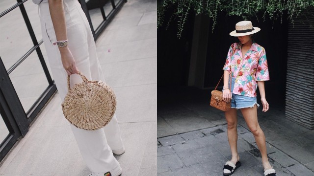 Tren sling bag anyaman. (Foto: Instagram/@monicatann - @sergeantkero)