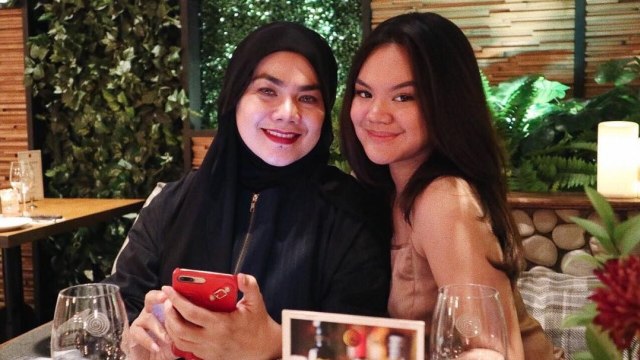 Shafa dan ibunya, istri Faisal Harris (Foto: Instagram.com/ shafaharris)
