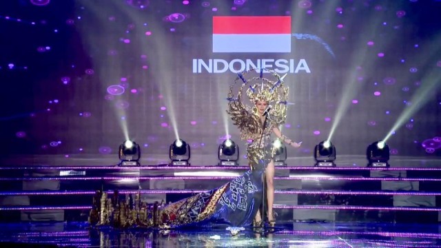 4 Kostum Nasional Puteri Indonesia di Kontes Kecantikan Dunia