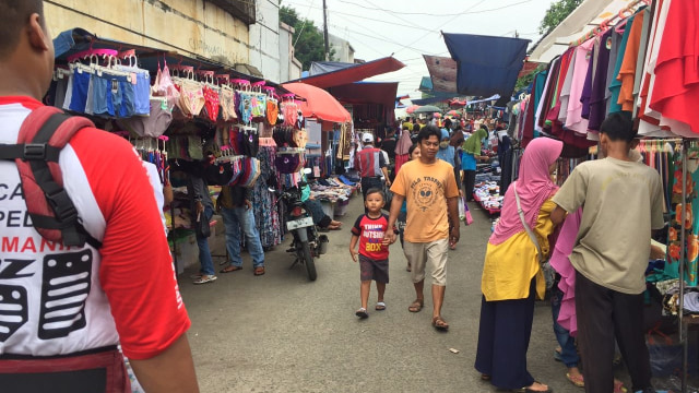 Suasana Pasar Kaet Sandratex (Foto: Raga Imam/kumparan)