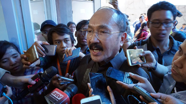 Pengacara Setnov, Fredrich Yunadi. (Foto: Iqbal Firdaus/kumparan)