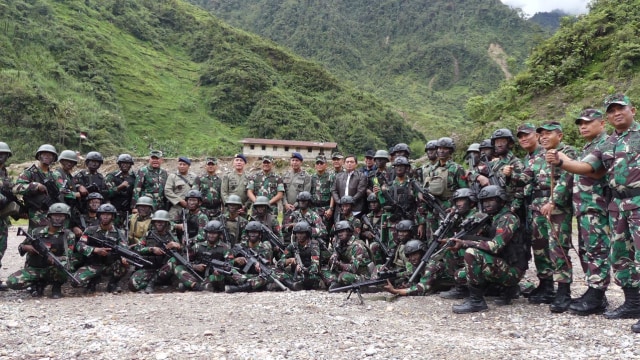 Panglima TNI berikan kenaikan pangkat (Foto: Ahmad Romadoni/kumparan)