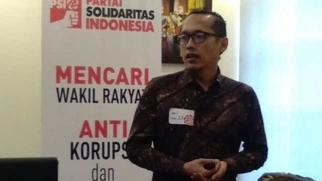 CEO Jakcloth seleksi uji kelayakan Caleg PSI (Foto: Moh. Fajri/kumparan)