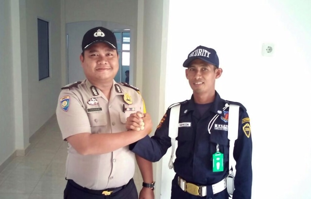 Polres Musi Rawas Awasi Pelaksanaan Tugas Satpam 