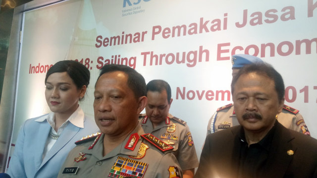 Kapolri Jenderal M Tito Karnavian di BEI (Foto: Aria Pradana/kumparan)