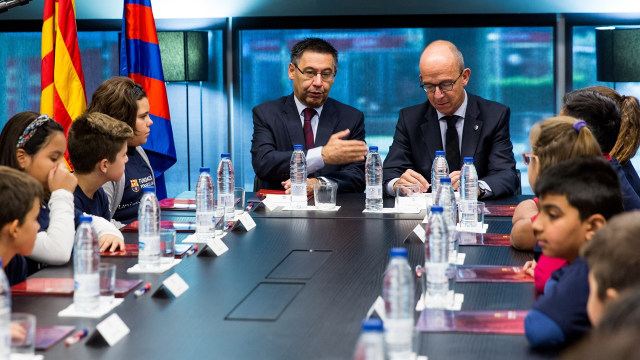 Peringatan hari anak sedunia di FC Barcelona (Foto: dok. FC Barcelona)