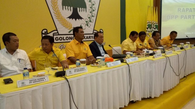 Rapat Pleno DPP Partai Golkar (Foto: Ferio Pristiawan/kumparan)