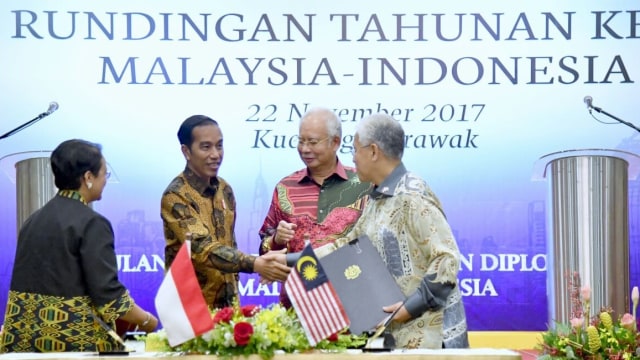 Jokowi dan PM Najib Tun Razak (Foto: Dok.Biro Pers Setpres)