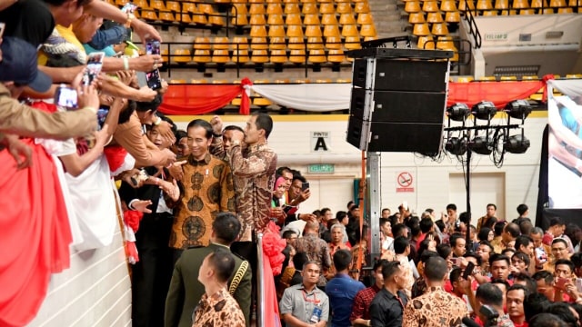 Joko Widodo Bertemu WNI di Serawak, Malaysia (Foto: Dok. Biro Pers Setpres)