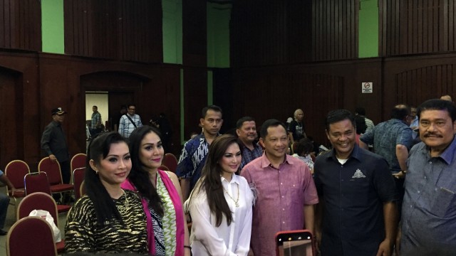 Jenderal Tito Karnavian di acara Benny Panjaitan (Foto: Alexander Vito/kumparan)