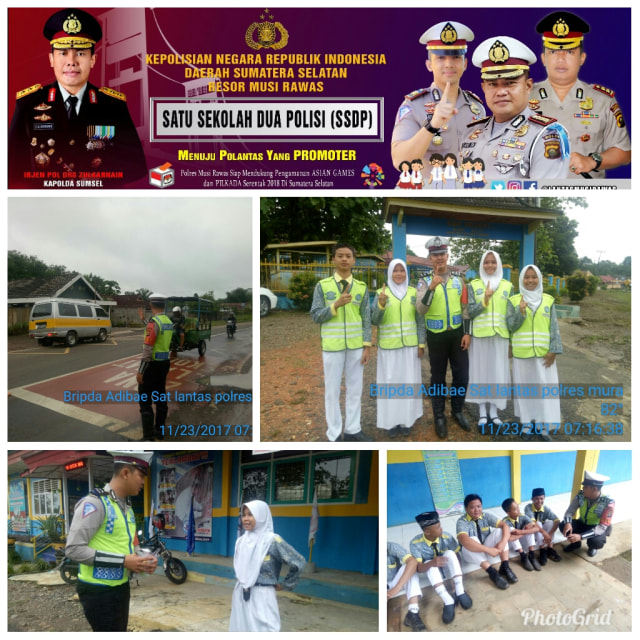 Setiap Hari Satu Sekolah Dua Polantas di Musi Rawas 