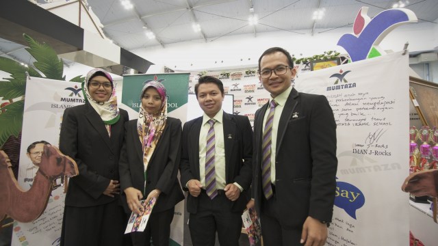 Mumtaza Islamic School di IIEE 2017. (Foto: Tomy Wahyu Utomo/kumparan)