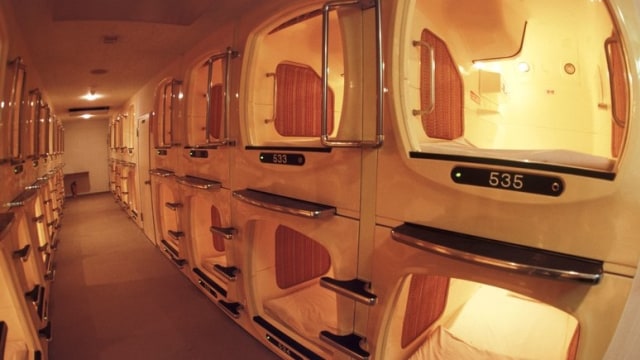 Capsule Inn Osaka, hotel kapsul pertama di dunia (Foto: dok. cntraveler.com)