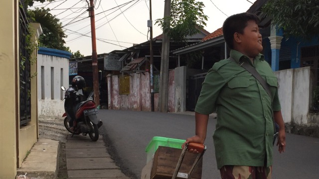 Fadli tukang donat (Foto: Andreas Ricky Febrian/kumparan)